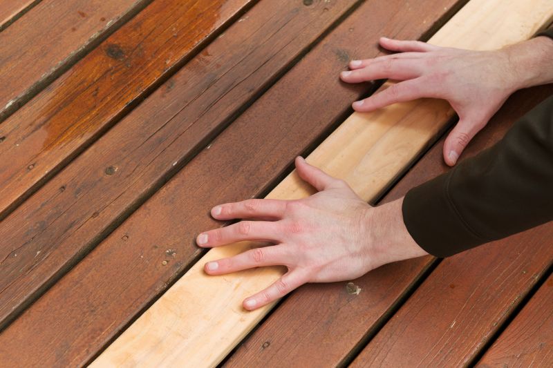 Close-up of Deck Surface